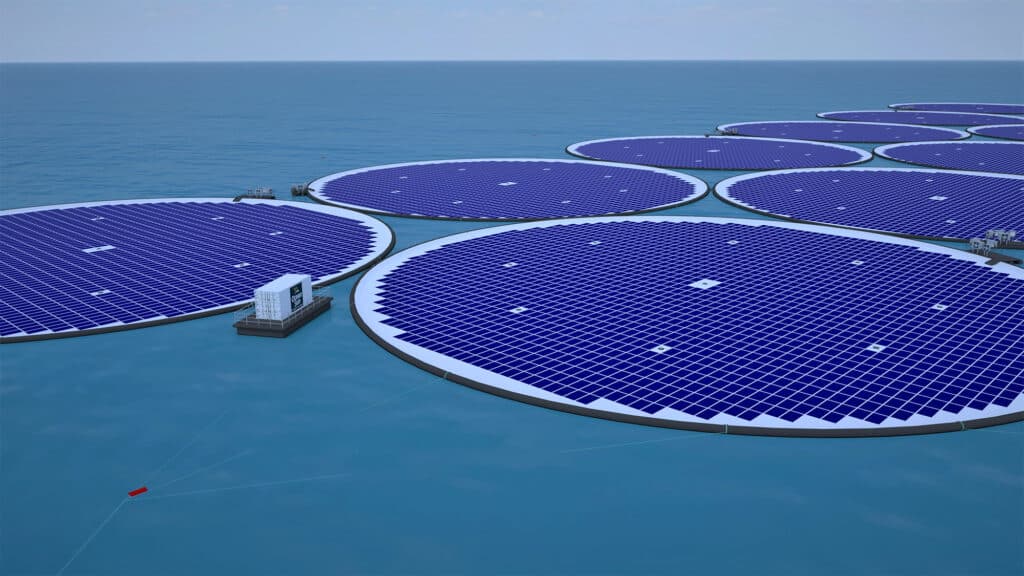Commercial-Scale Floating Solar Projects In Open Seas Under Development