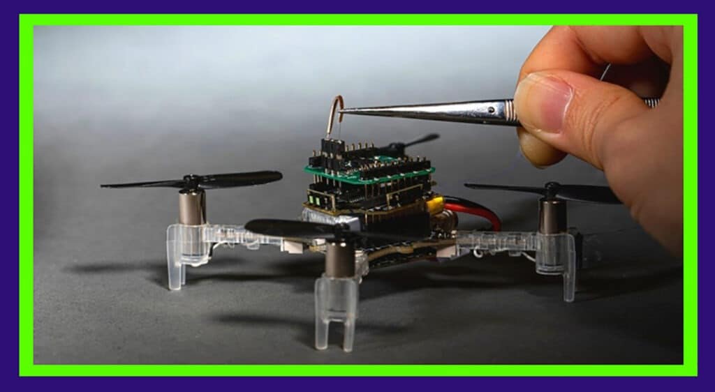 The UW team added tiny wires into both ends of the moth antenna, connecting it to a circuit