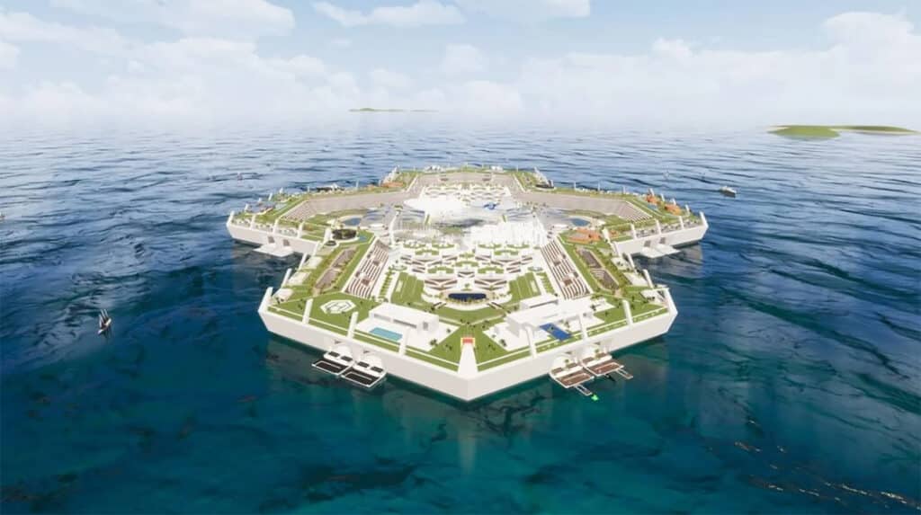 Floating city
