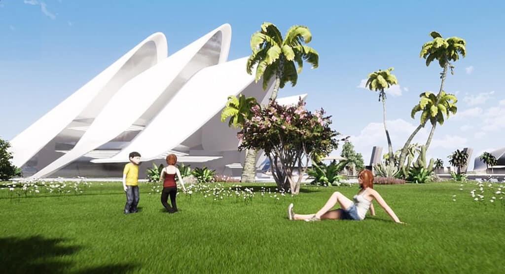 Human-Made floating Island city In The Caribbean Sea Offers Affordable Homes