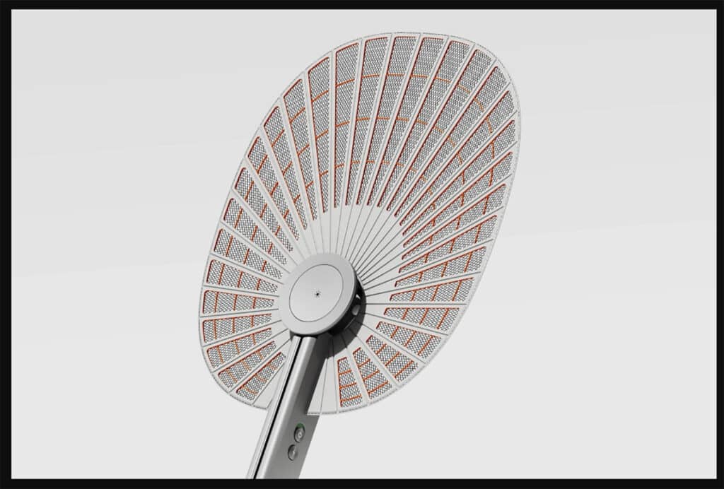 A Folding Fan Inspired This Clever Electric Fly Swatter