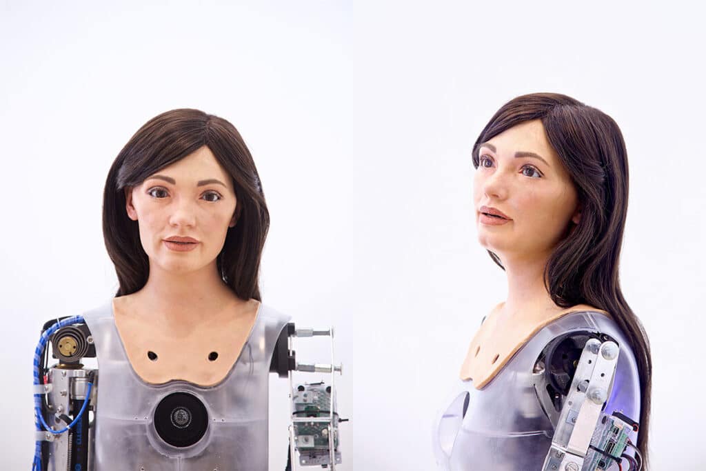 World’s First Robot Artist To Exhibit Self-Portraits This Summer