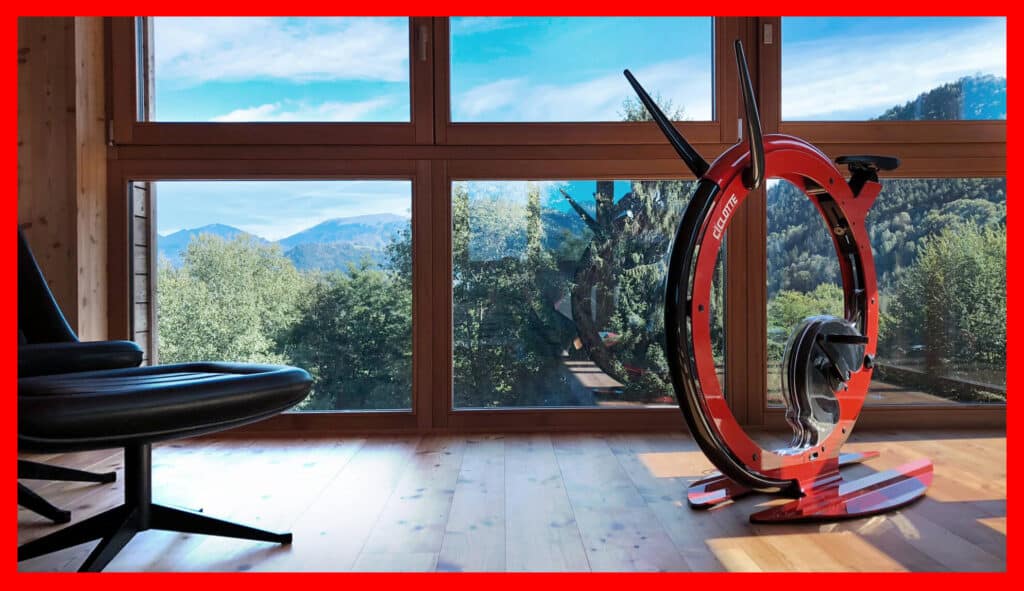 Super-Cool, Circular-Shaped Exercise Bike Looks Like Home Décor 