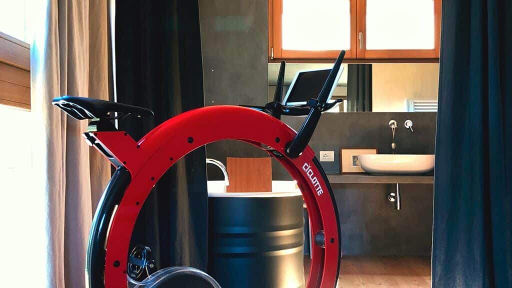 Super-Cool, Circular-Shaped Exercise Bike Looks Like Home Décor 