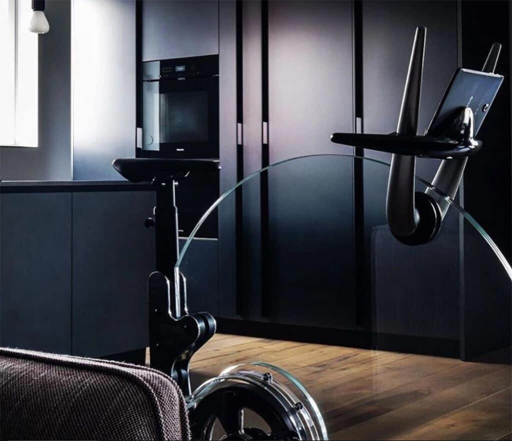 Super-Cool, Circular-Shaped Exercise Bike Looks Like Home Décor 