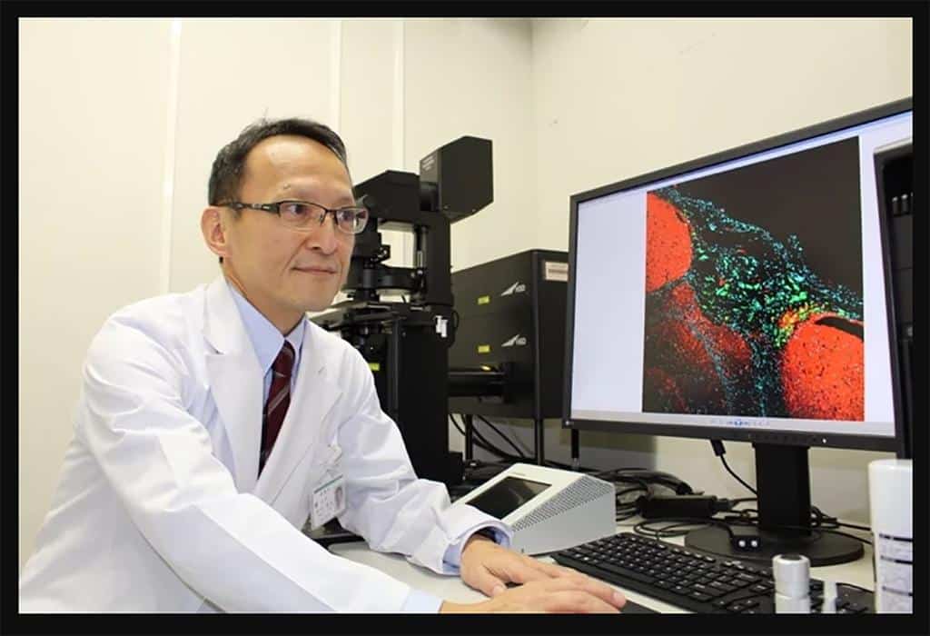 Professor Shinya Tanaka at the Hokkaido University laboratory