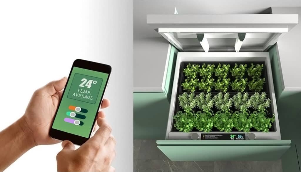 Have Fresh Herbs Year-Round With This Garden Drawer That Monitors Itself!