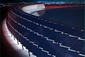 Solar Véloroute- An Illuminated Bike Pathway That Generates Energy