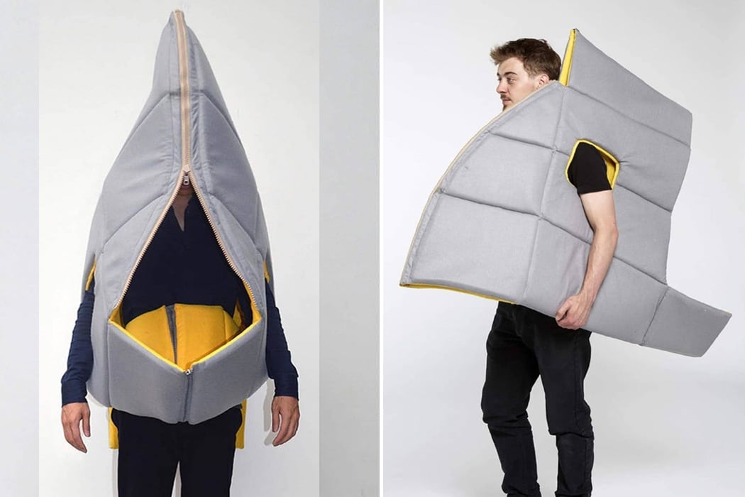 Stay Safe, Cozy, And Focused In Public In This Wearable Furniture!