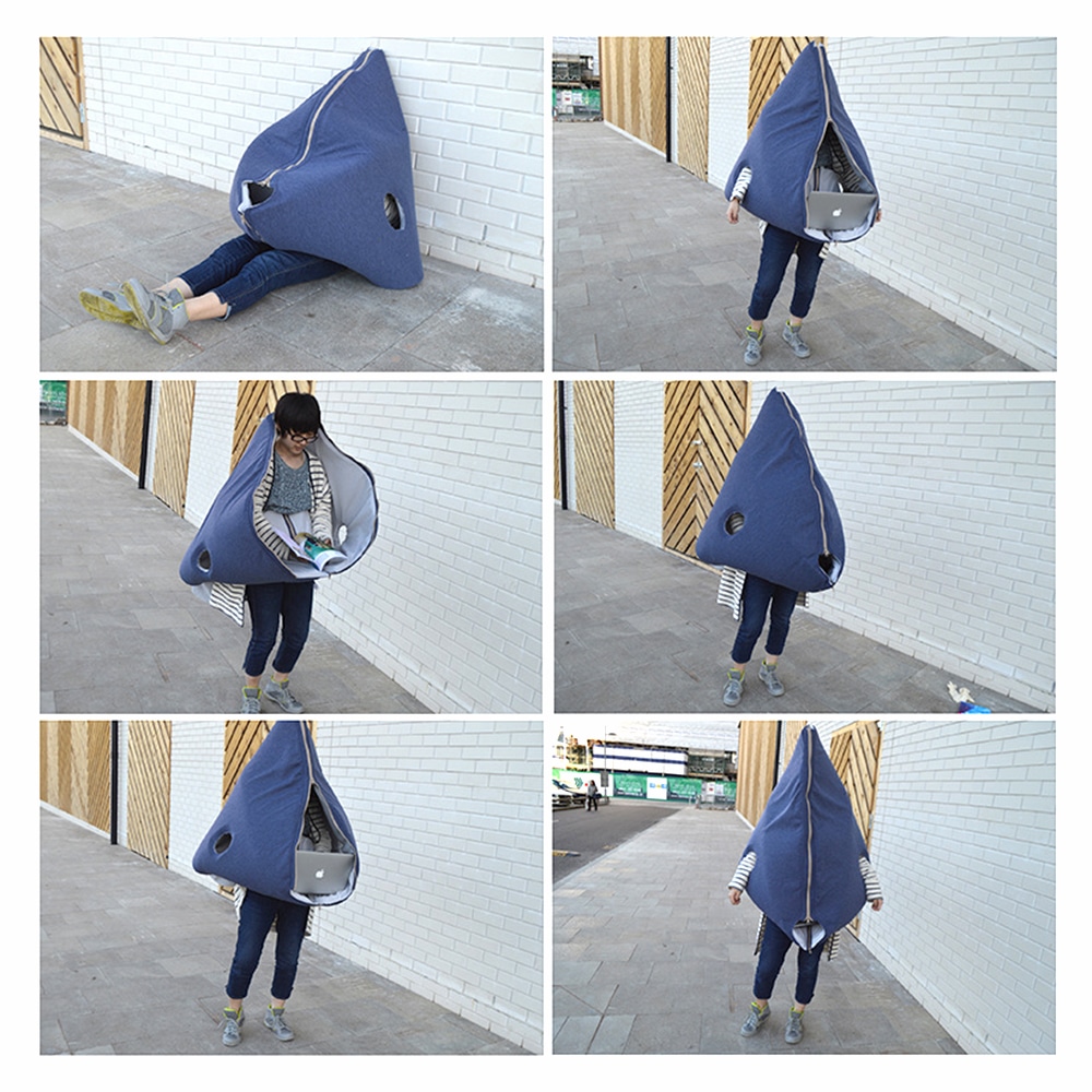 Stay Safe, Cozy, And Focused In Public In This Wearable Furniture!