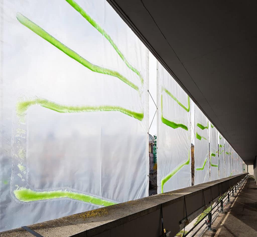 Eco-Friendly, Algae-Filled Curtains Turn Any Building Into An Air Purifier