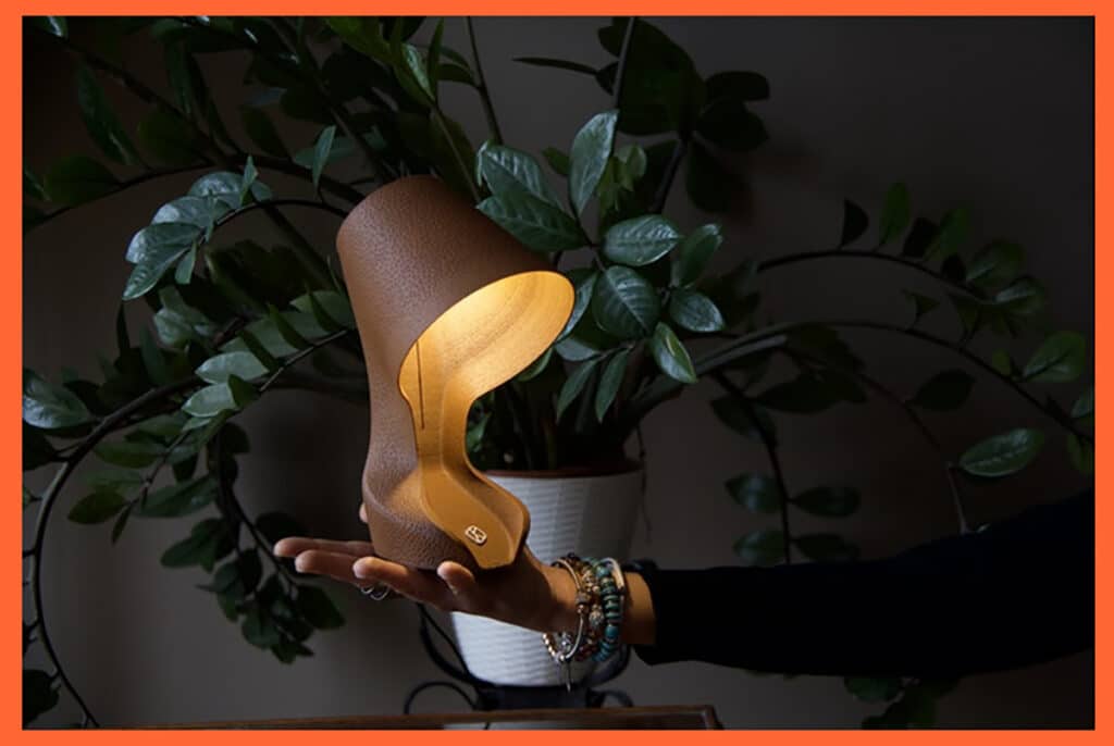 3-D Printed Lamp Is Made From, Looks Like, And Smells Like Oranges