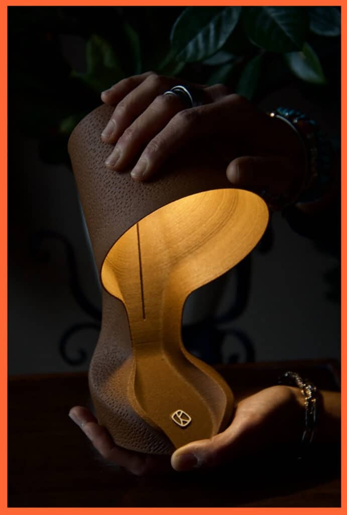 3-D Printed Lamp Is Made From, Looks Like, And Smells Like Oranges