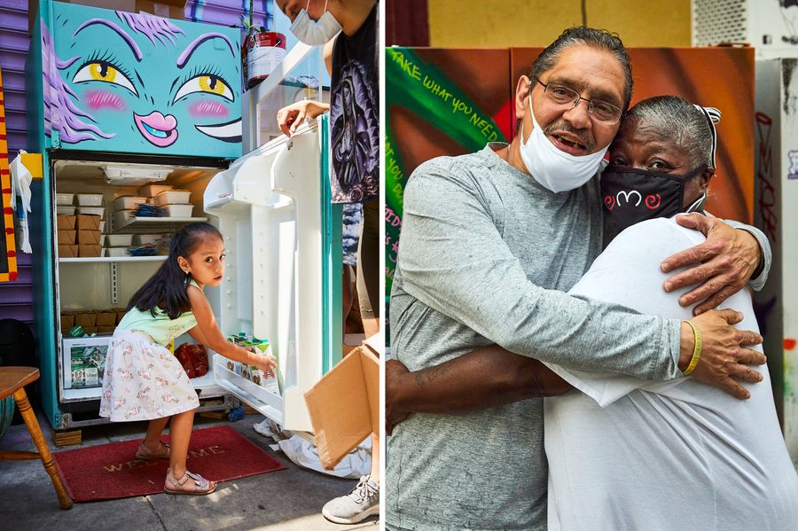 Community Fridges Are Popping Up Worldwide As A Solution To Food Insecurity And Waste