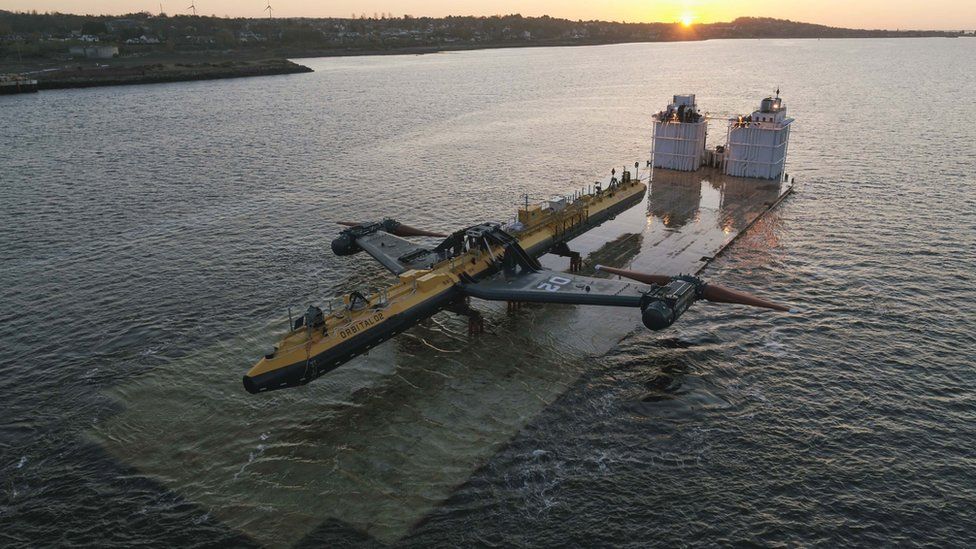 World's Most Powerful Tidal Turbine Starts Generating Electricity For Scotland