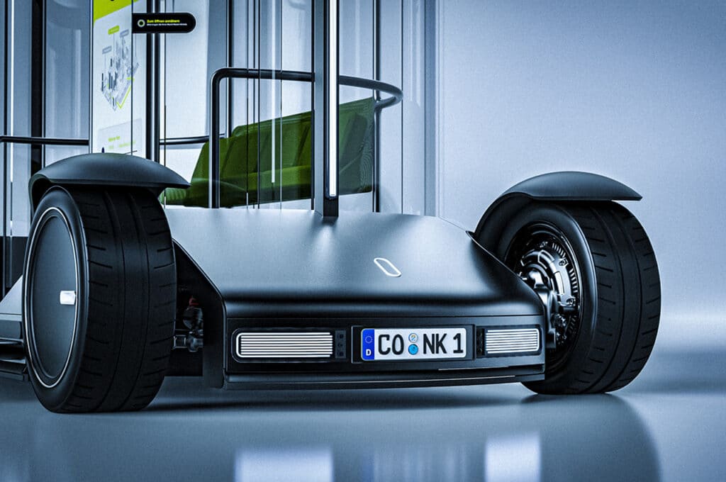 Entirely Transparent, Futuristic Shuttle Bus For Last-Mile Commute