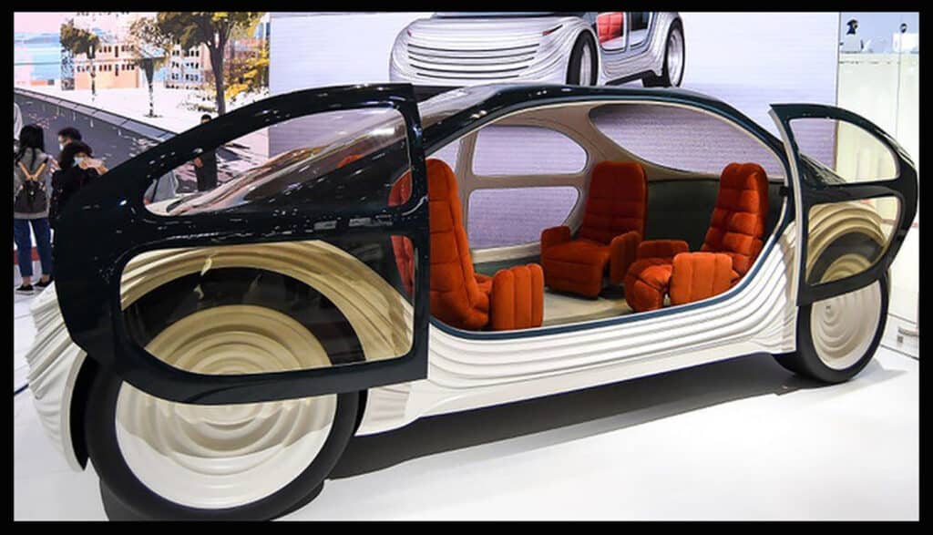 Pollution-Eating Car With An Interior That Looks Like A Living Room