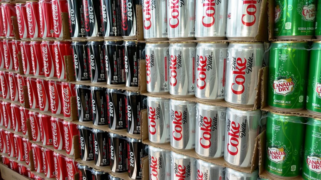 Soda cans