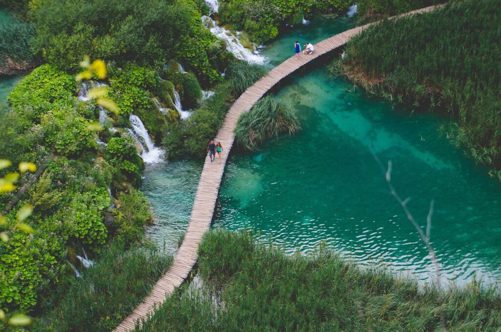 Bridge over water