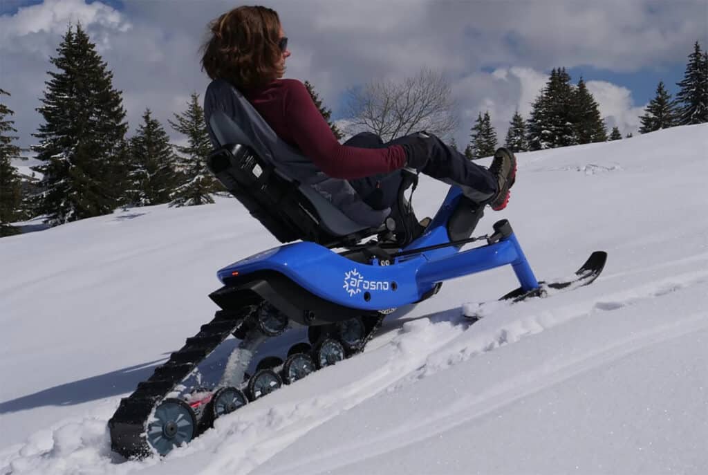 Cycle In The Snow With This Electric-Assist Bike Sled Hybrid
