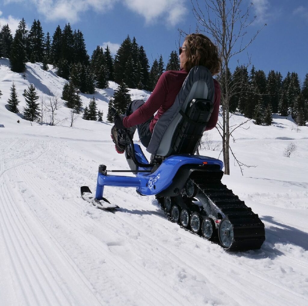 Cycle In The Snow With This Electric-Assist Bike Sled Hybrid
