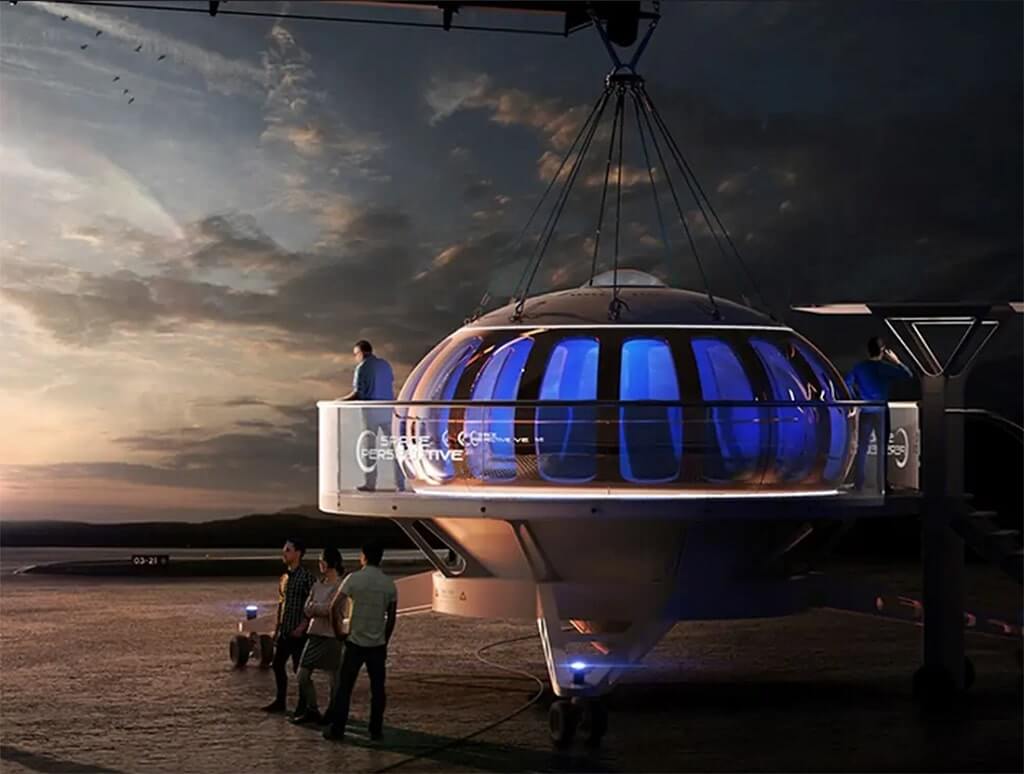 Carbon neutral space lounge