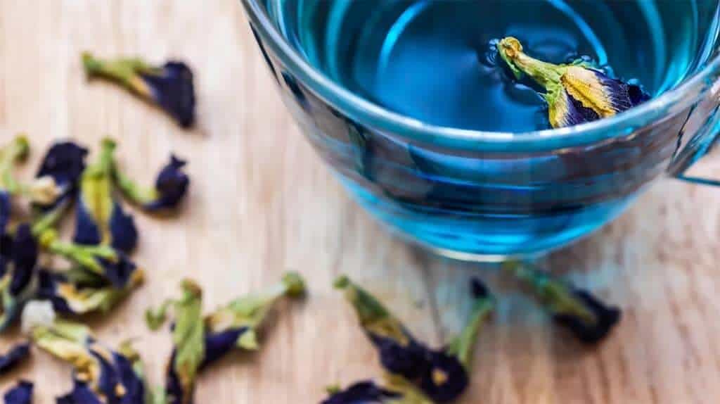 Blue tea