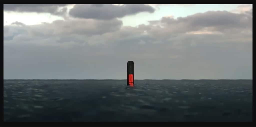 Submarine drone launch