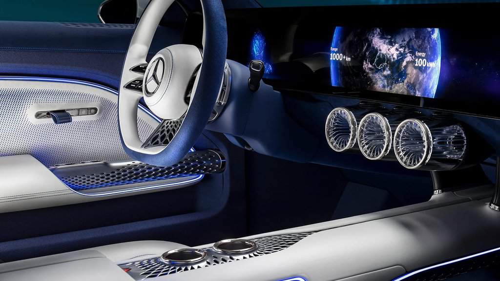 Mercedes-Benz's Vision EQXX Dash