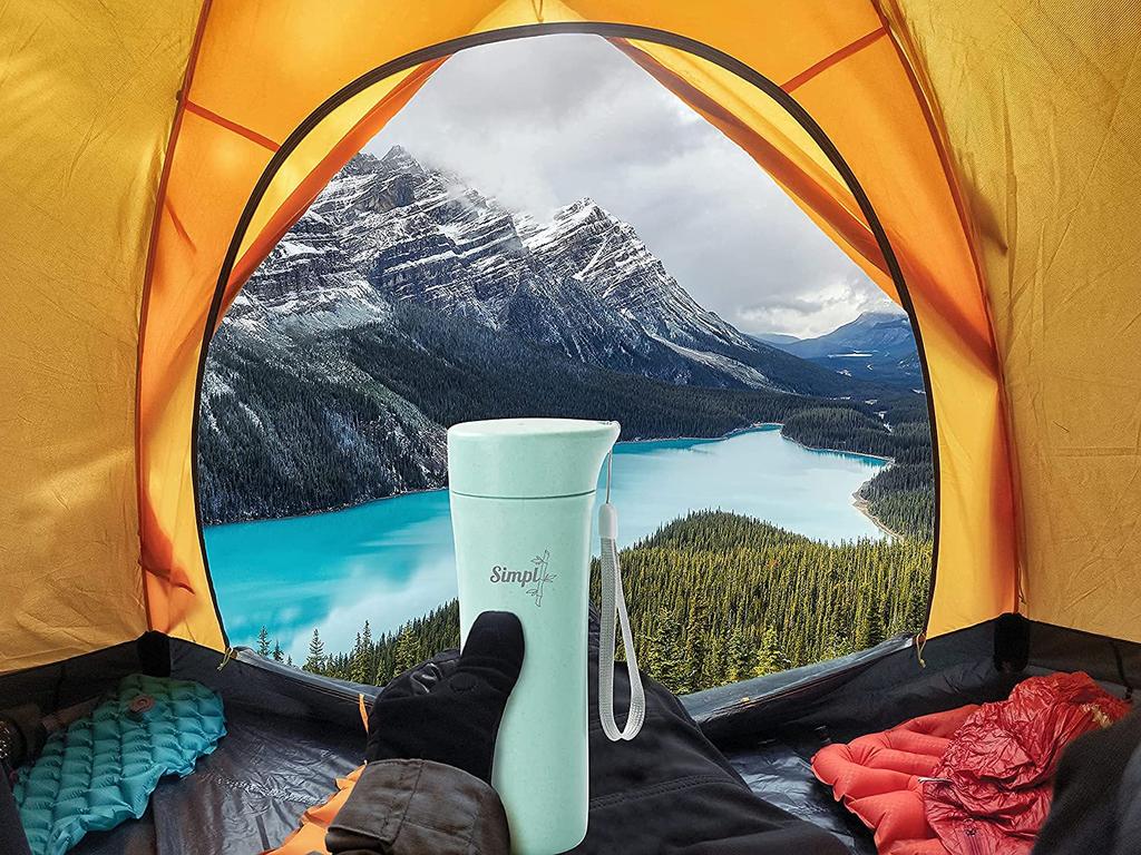 Simpl travel mug is versatile enough for survivalist camping.