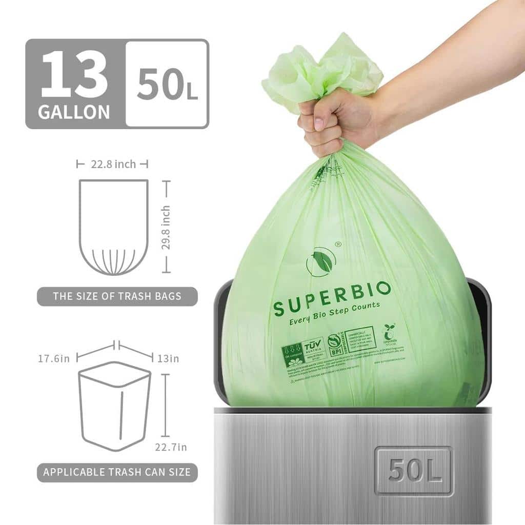 Free The Ocean compostable trash bags.