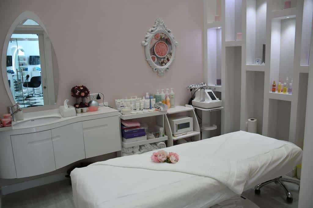 beauty clinic patient room