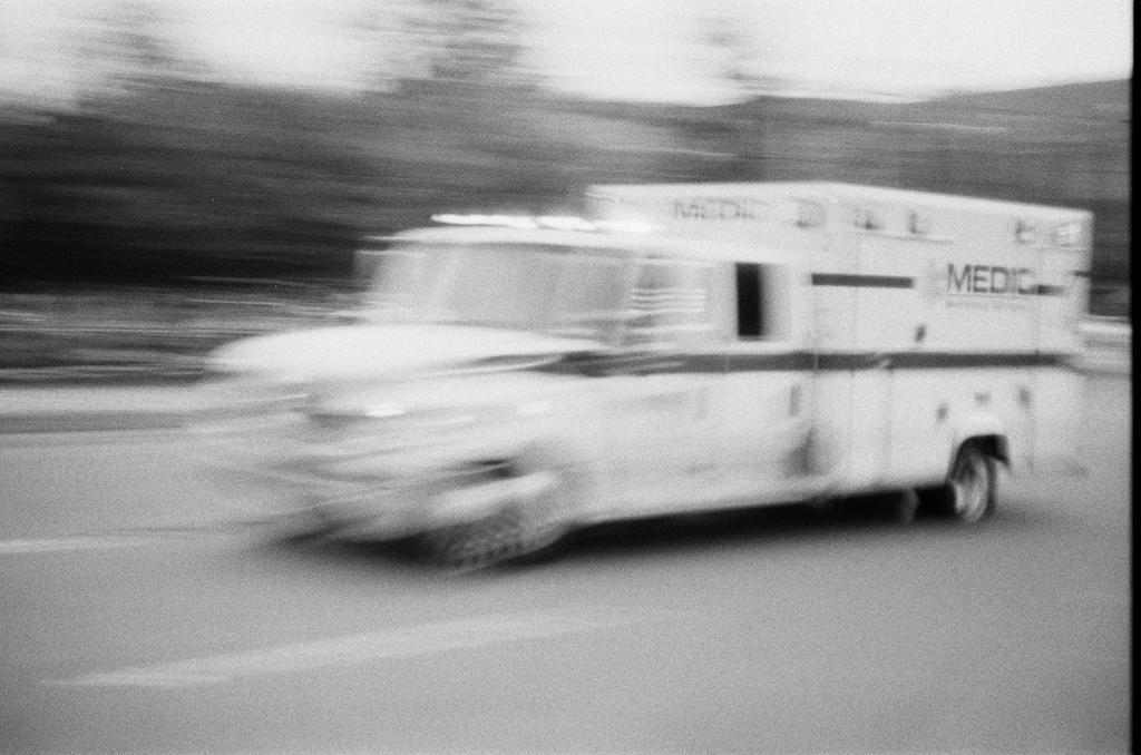 rushing ambulance