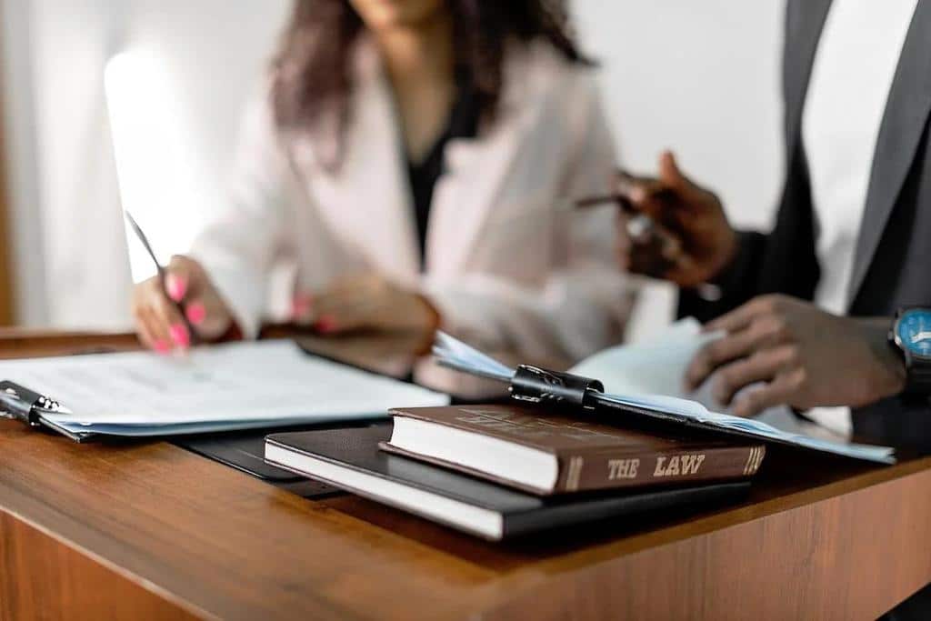 lawyers during legal proceedings