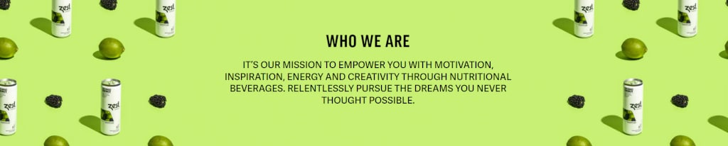 Zest Tea "Who we are"
