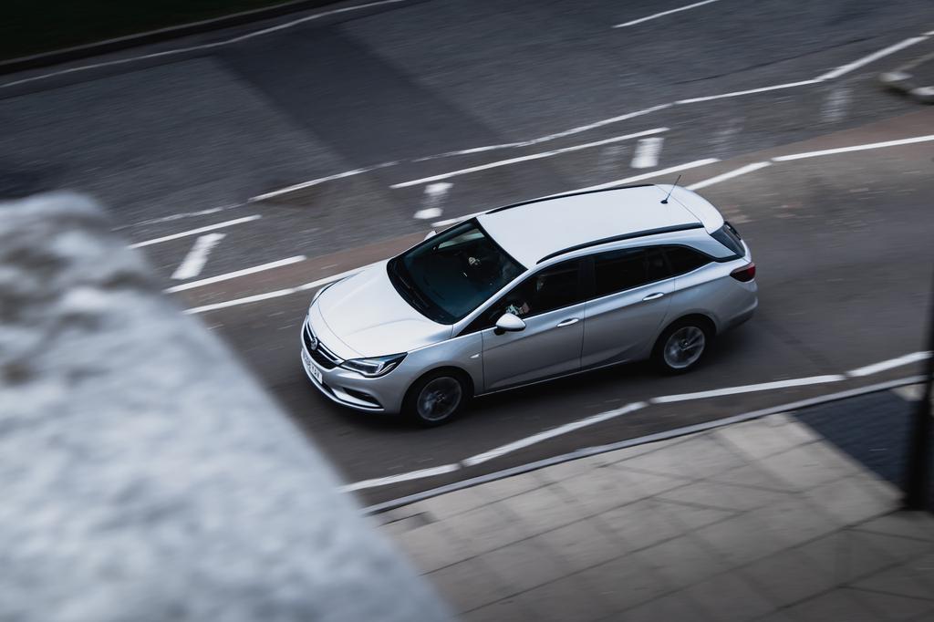 vehicle photography as seen from above