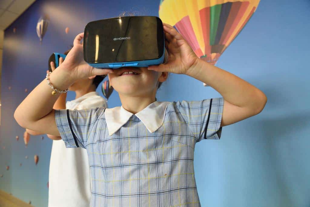 boy using technology for learning