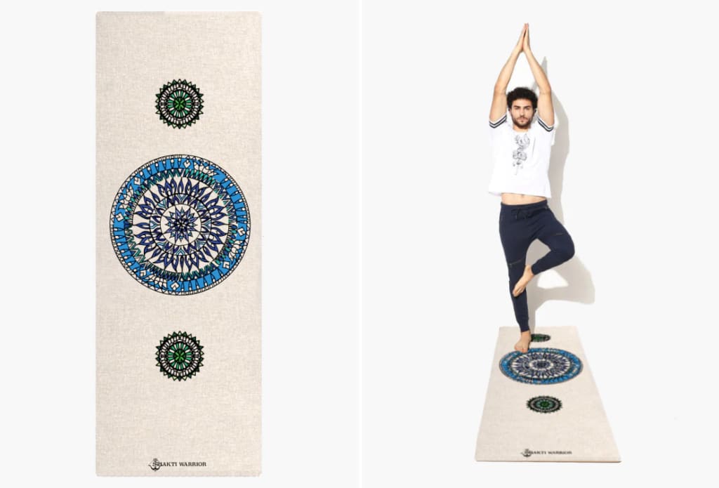 shakti warrior hemp yoga mat