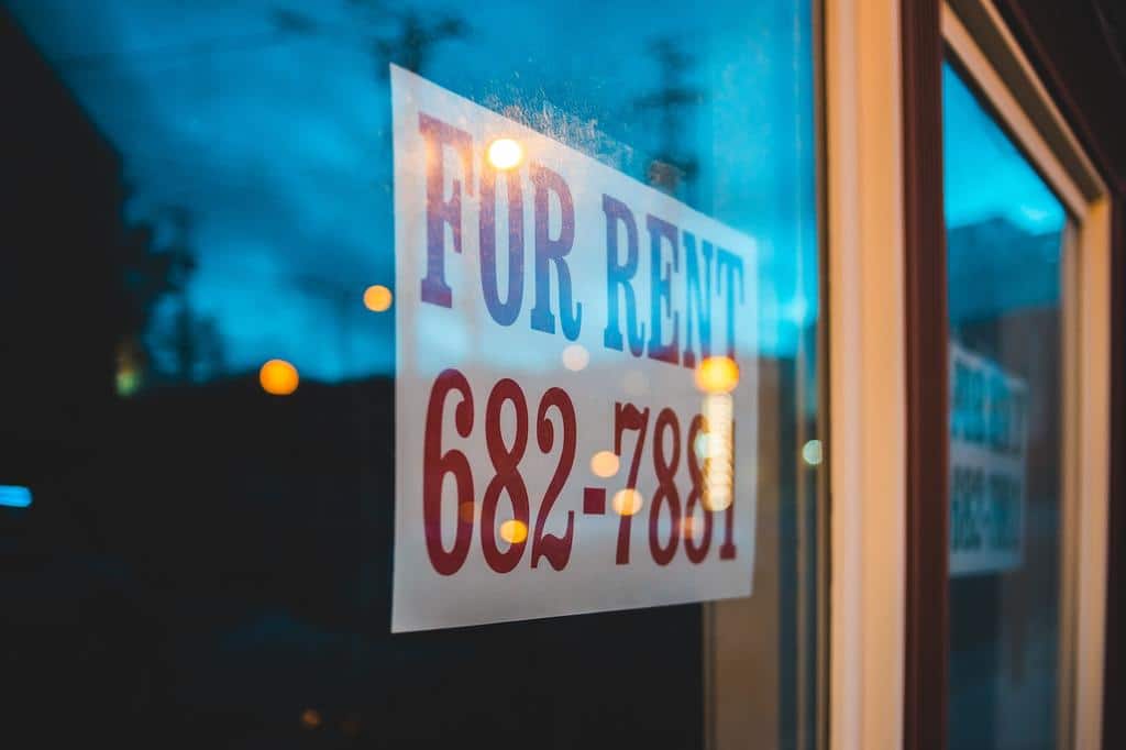 for rent vacancy sign