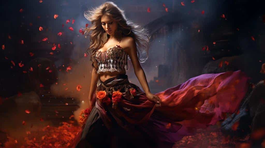 bohemian wedding dress art fashion render