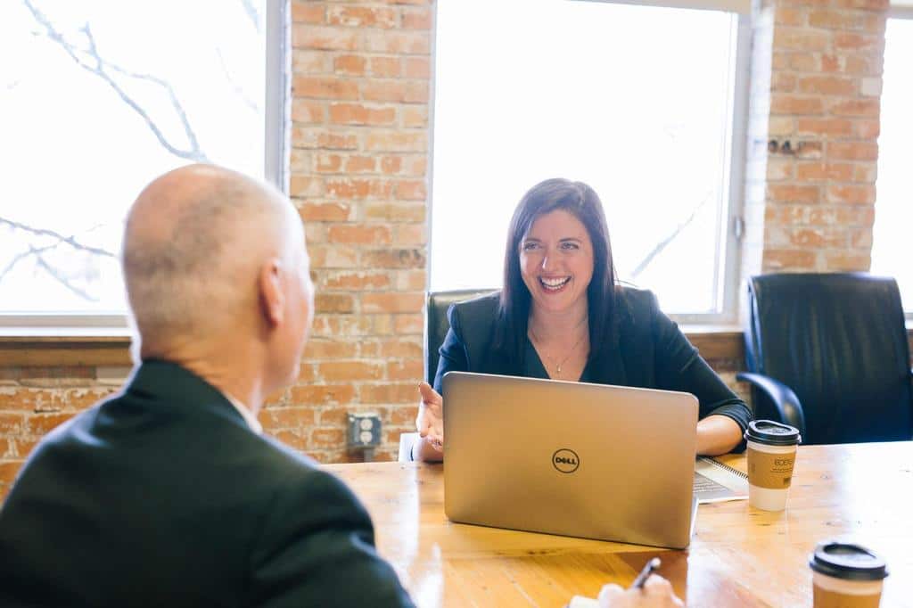 client and attorney meeting
