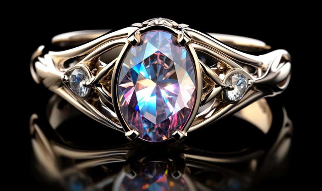 oval engagement ring