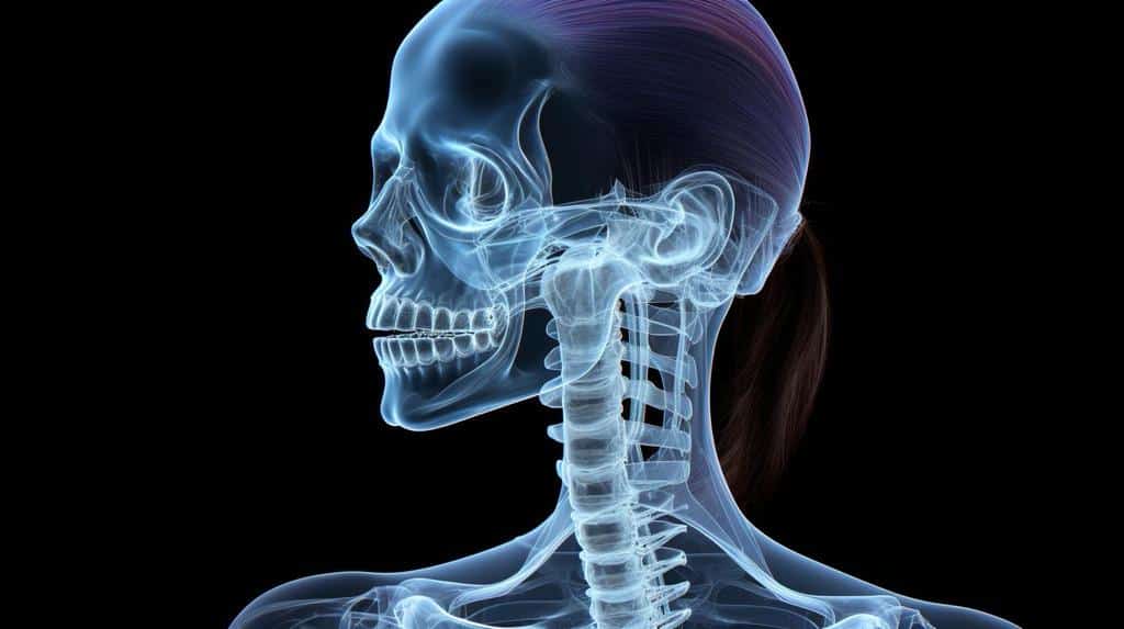 render of x-ray displaying bones