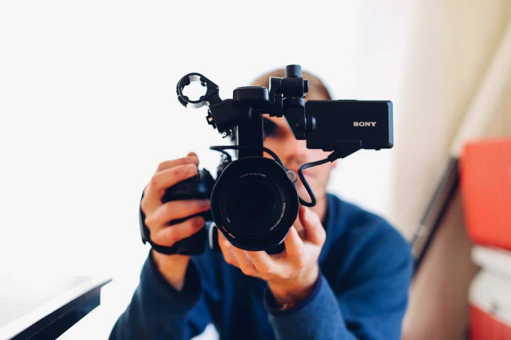 social media video filming