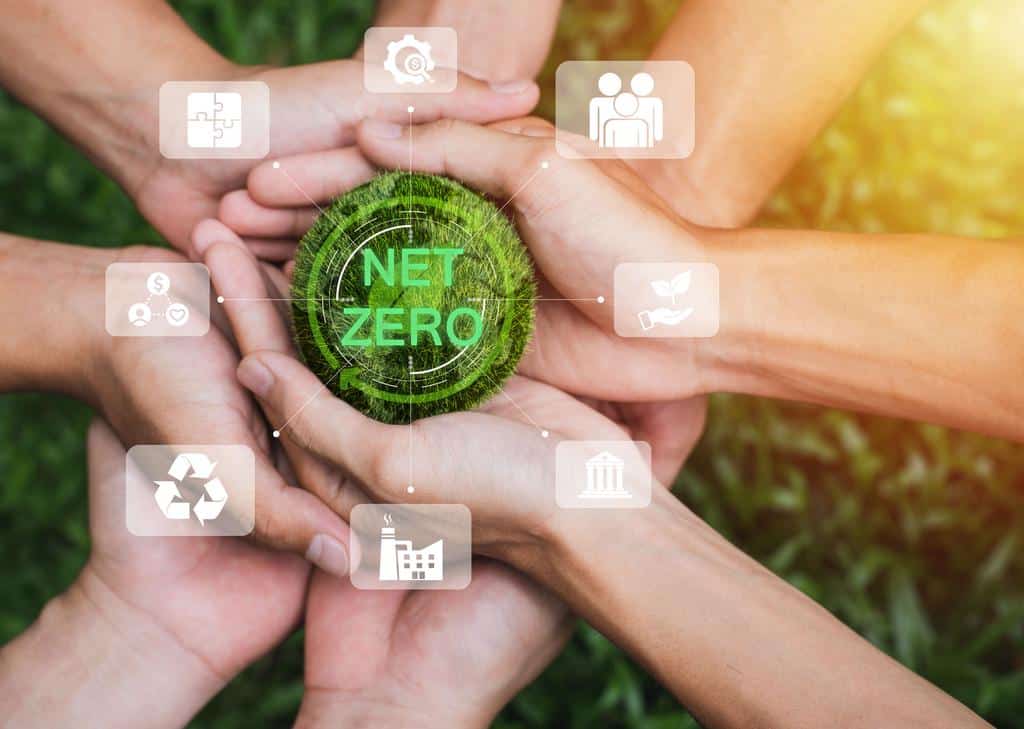 net zero circular economics graphic