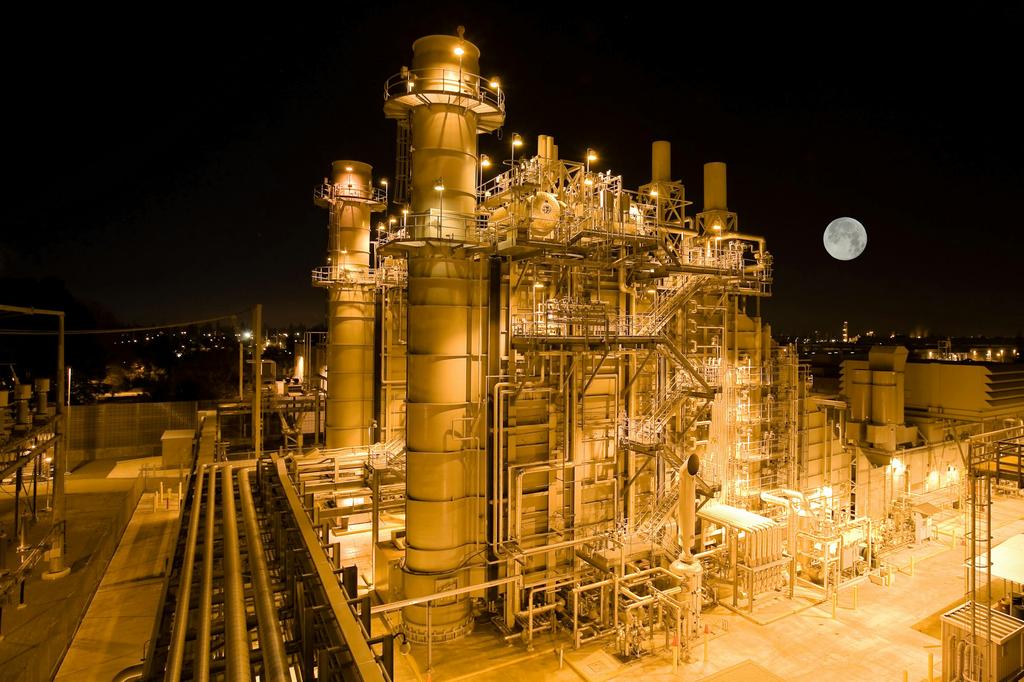 aging industrial power plant