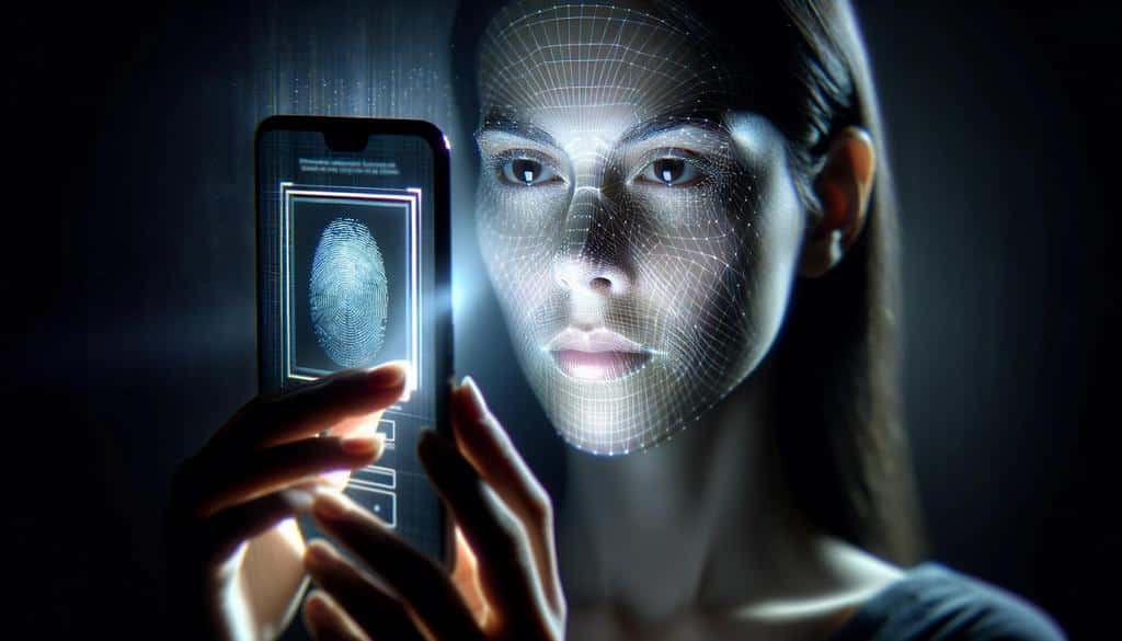 phone cybersecurity biometric scanning