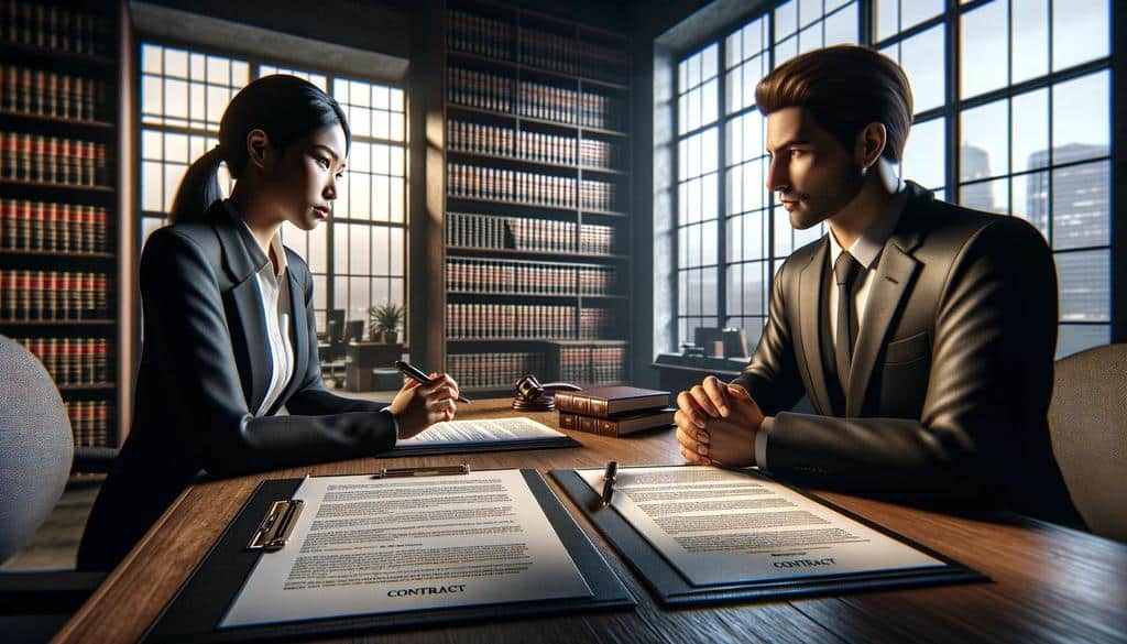 Employment contracts can be written or implied and may include provisions related to job duties, compensation, benefits, and termination procedures.