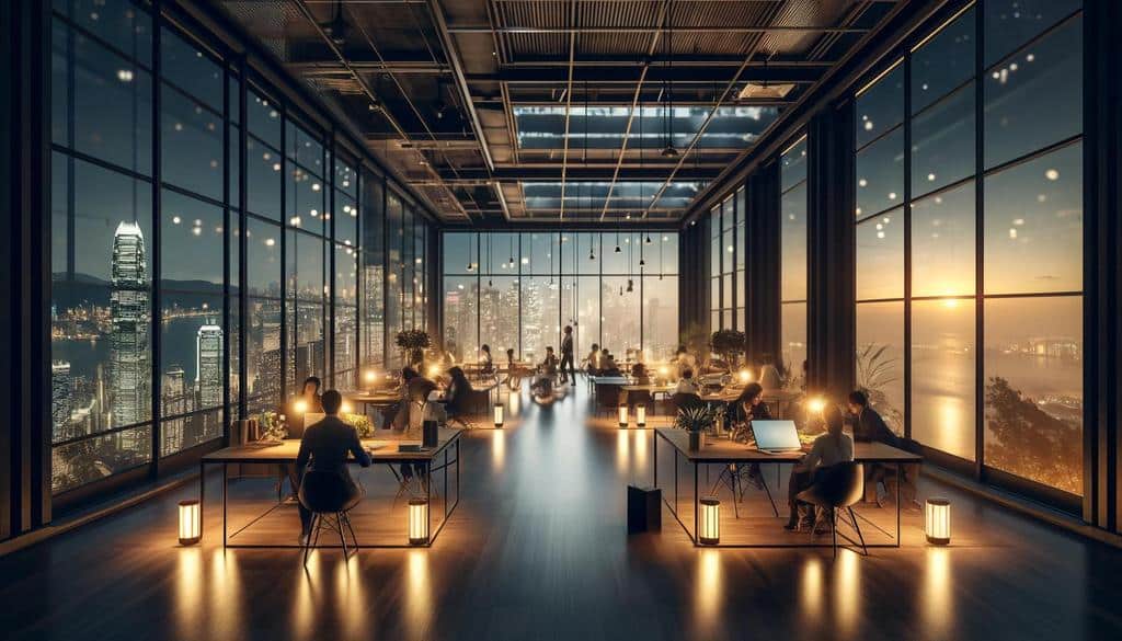 Coworking spaces have become integral to the entrepreneurial ecosystem in Hong Kong,