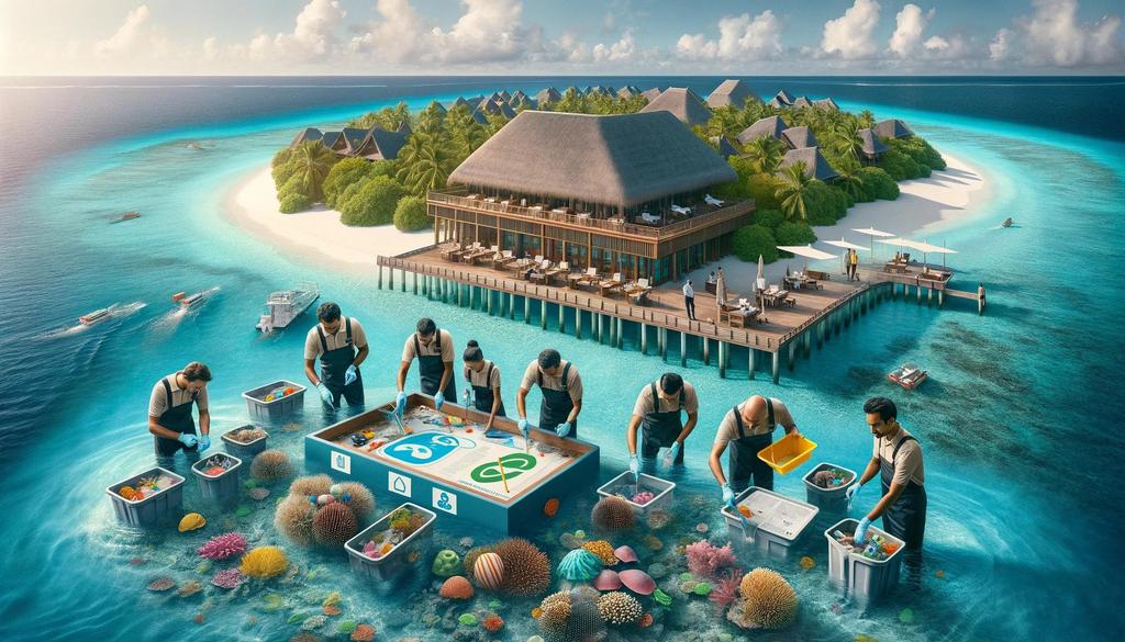Many resorts in the Maldives are committed to sustainable practices and environmental conservation.